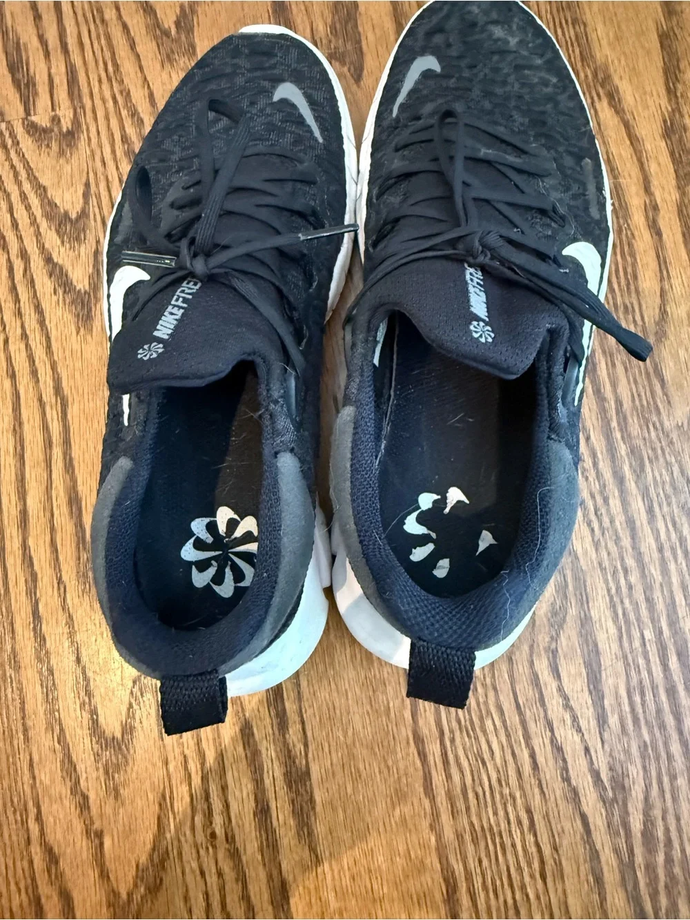 Nike Free Run 5.0 Womens Black Low Top Lace Up Outdoor Road Running Sneaker 7.5 - Picture 7 of 7